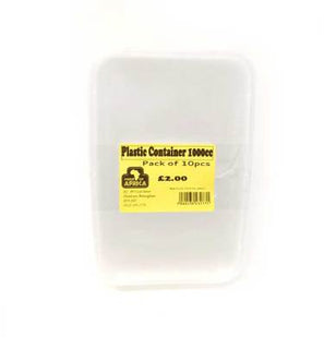 Take Away Container Bowls 1000cc (Pack of 6)