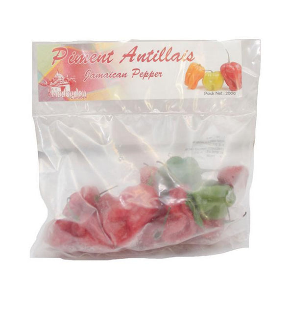 Frozen Hot Scotch Bonnet Jamaican Pepper