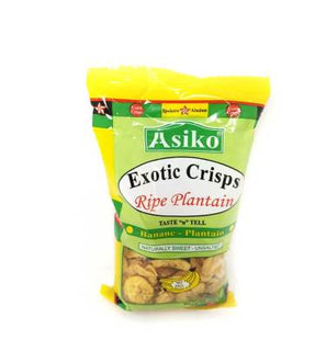 Asiko Unsalted Sweet Plantain Chips