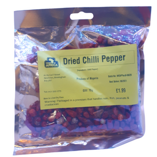 Whole Dried Chilli Pepper