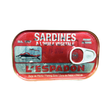 L'Espadon Sardines in Veg Oil