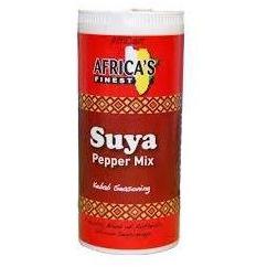 Suya Pepper Mix is the tasty West African kebab. Suya, believed to have originated in Northern Nigeria, is traditionally grilled over fire. Very nice with meat.